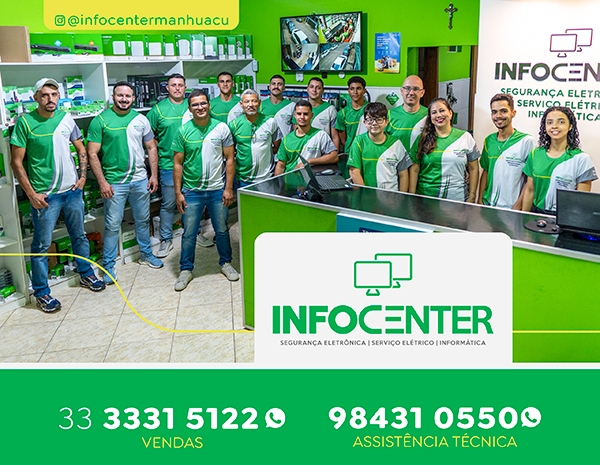 INFOCENTER – INFORMÁTICA/ SEGURANÇA ELETRÔNICA / ASSIST. TÉCNICA