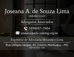 ADVOGADA - JOSEANA APARECIDA DE SOUZA LIMA