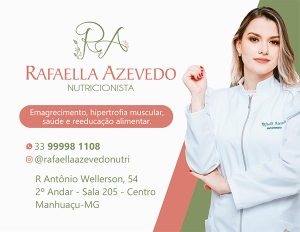 RAFAELLA AZEVEDO - NUTRICIONISTA